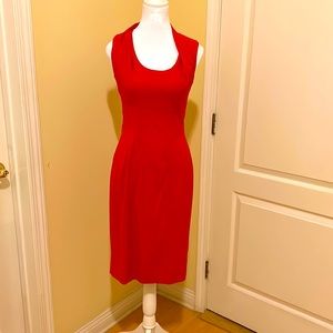 Red dress, French Connection, size 6, like new condition
